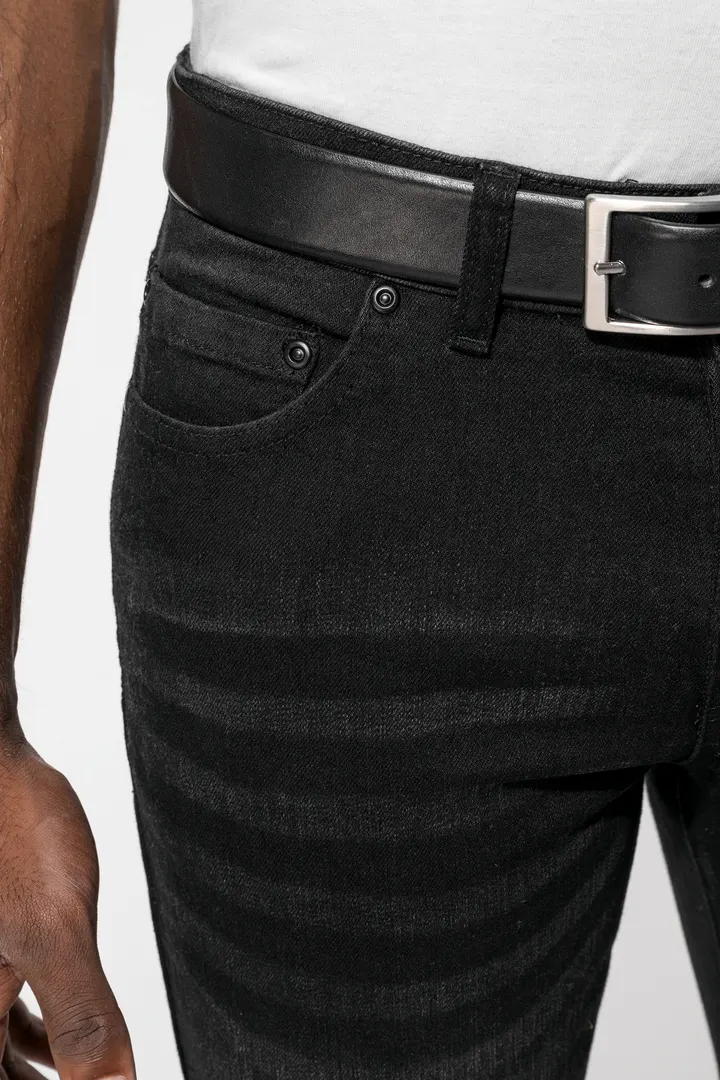 Basic Herren Jeanshose mit Polyester 5
