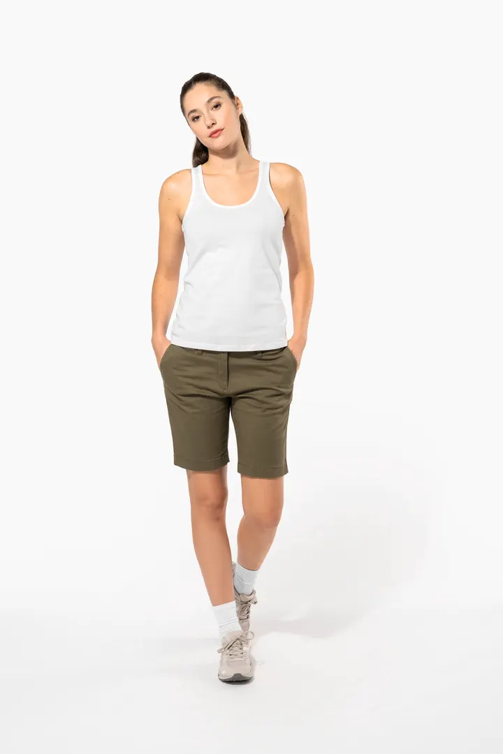 Bermuda chino femme 1