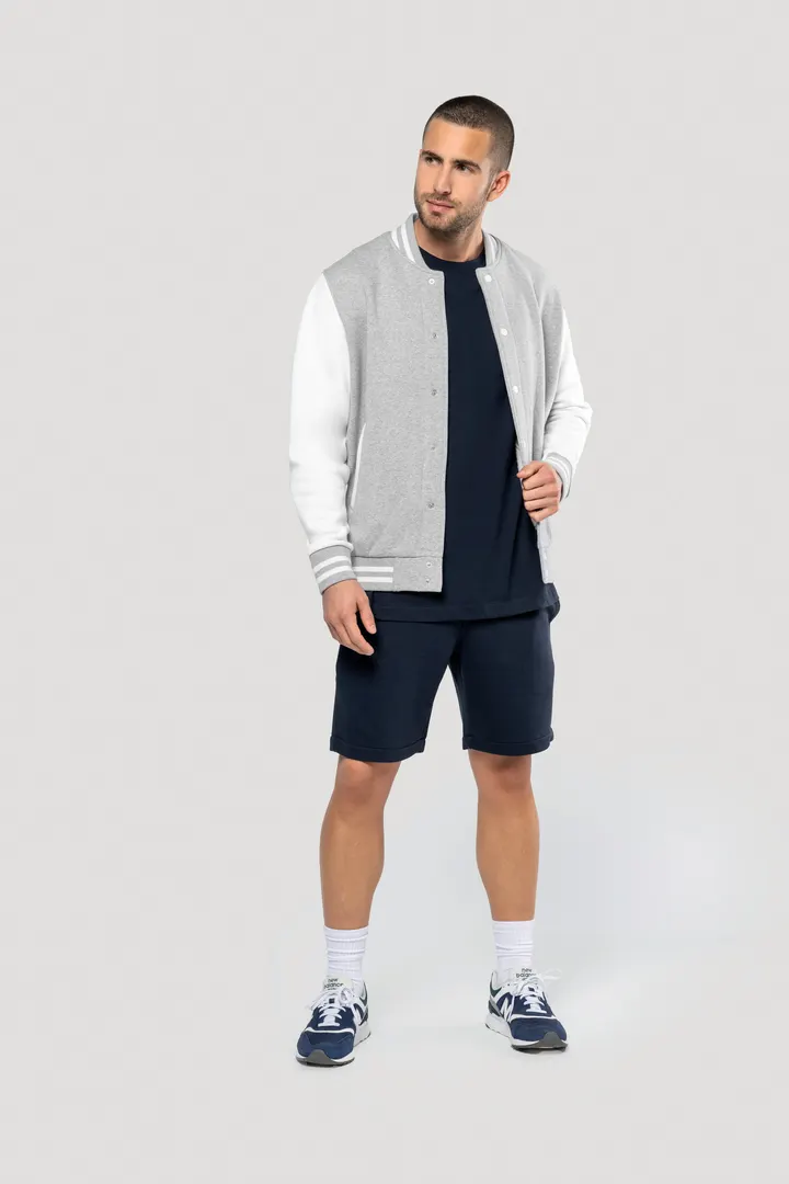 Umweltfreundliche Bermuda-Shorts für Herren aus ungebürstetem Molton 4