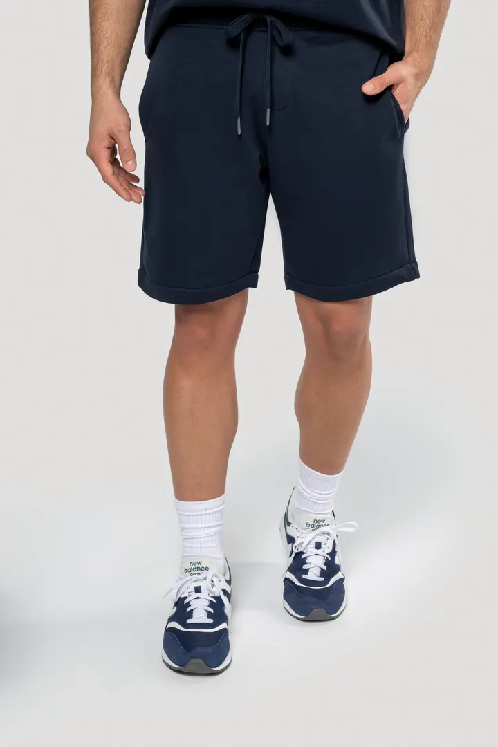 Umweltfreundliche Bermuda-Shorts für Herren aus ungebürstetem Molton 3