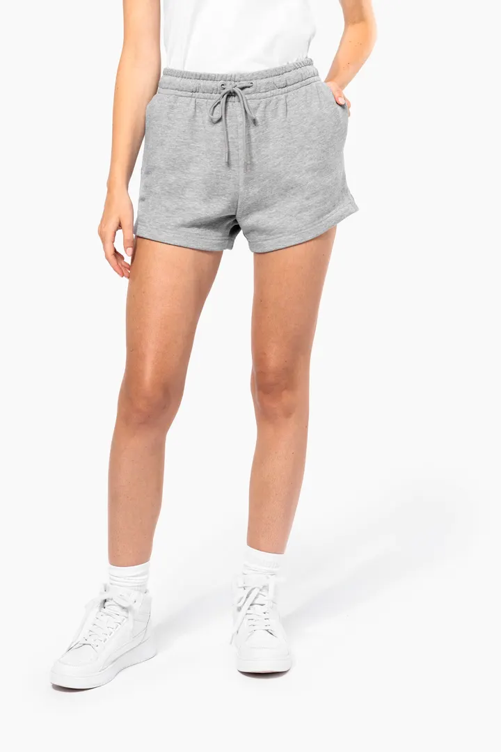 Umweltfreundliche Shorts aus gebürstetem Molton für Damen 1