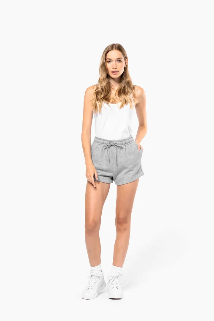 Umweltfreundliche Shorts aus gebürstetem Molton für Damen 6