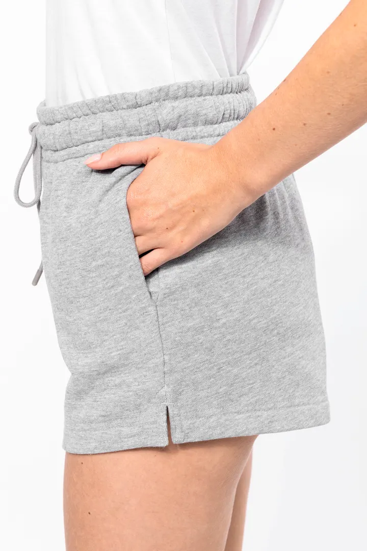 Umweltfreundliche Shorts aus gebürstetem Molton für Damen 8