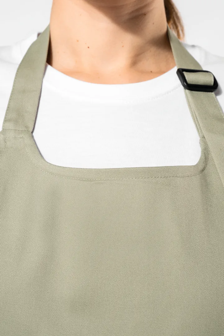 Bio-Baumwolle Schürze mit Tasche 9