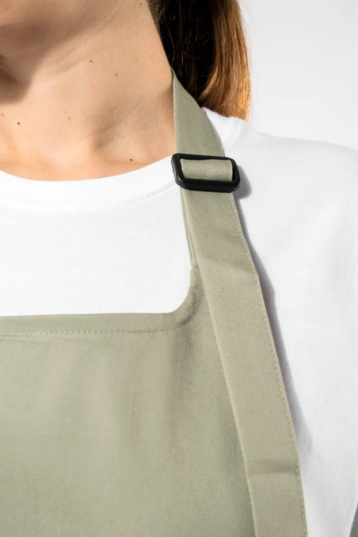 Bio-Baumwolle Schürze mit Tasche 10