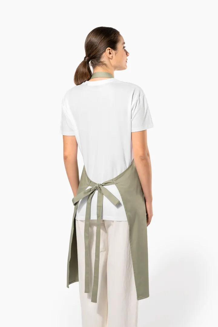 Bio-Baumwolle Schürze mit Tasche 12