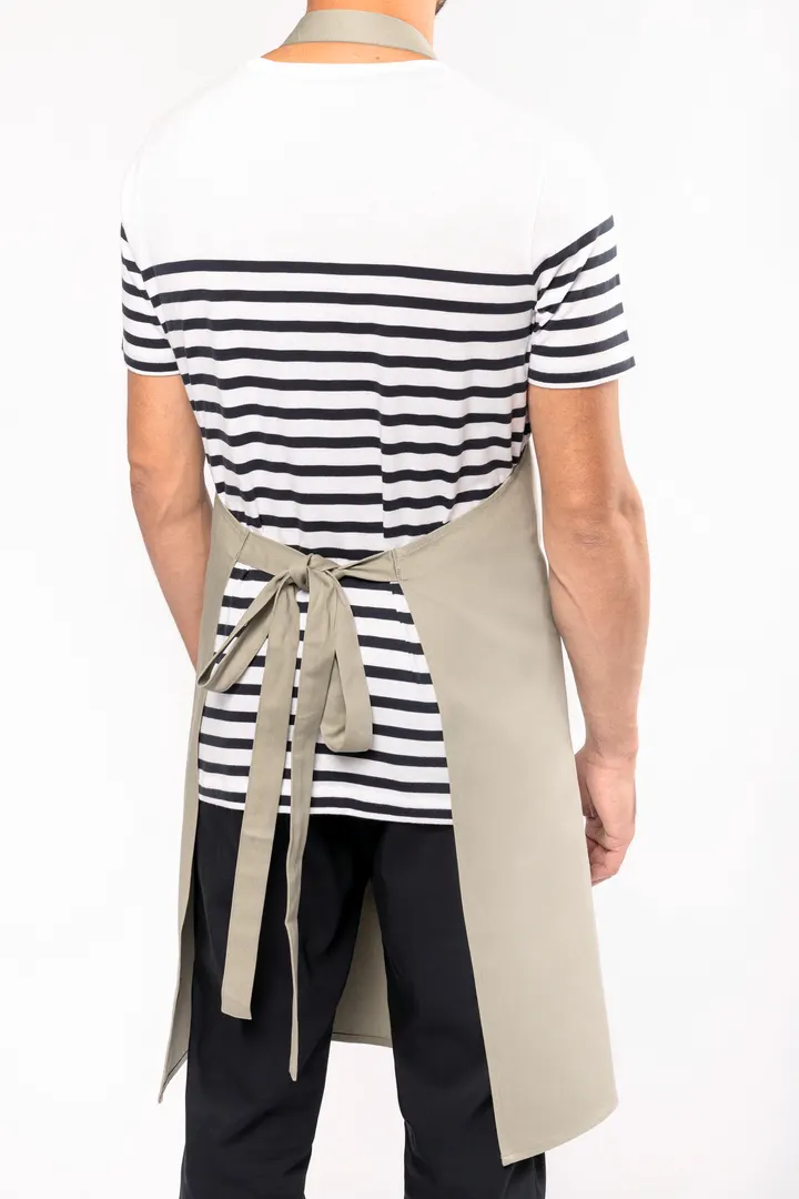 Bio-Baumwolle Schürze mit Tasche 2