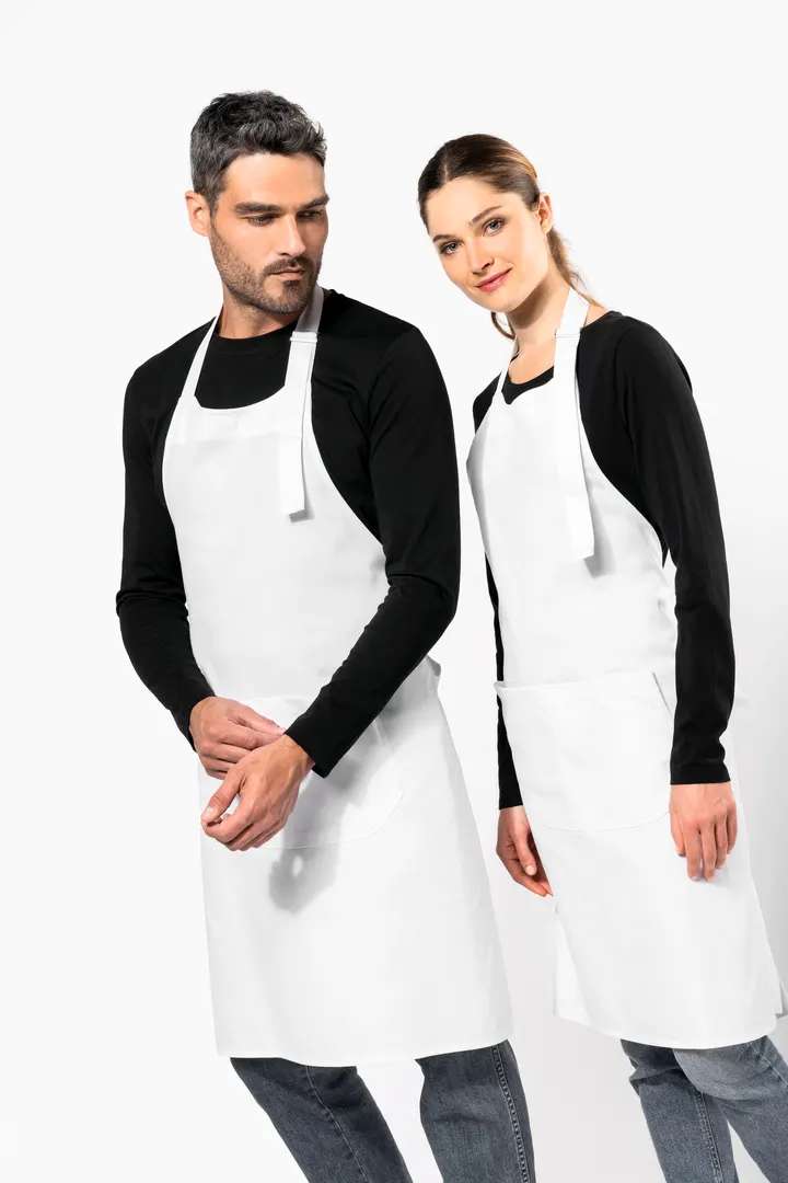 Bei hohen Temperaturen waschbare Schürze aus Baumwollpolyester 4