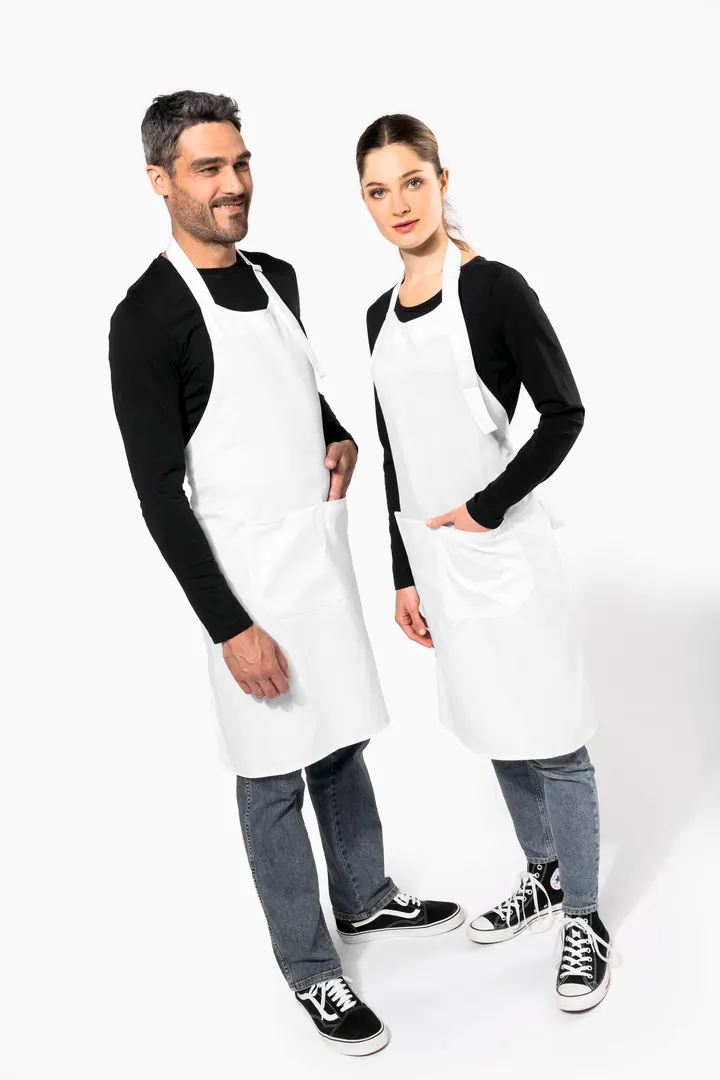 Bei hohen Temperaturen waschbare Schürze aus Baumwollpolyester 8