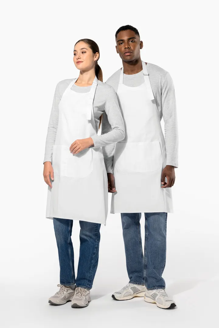 Bei hohen Temperaturen waschbare Schürze aus Baumwollpolyester 12