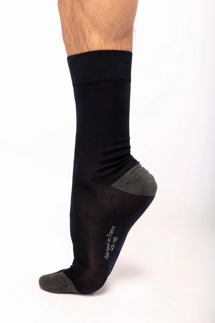 Schicke, halblange Socken aus merzerisierter Baumwolle - „Origine France garantie“. 3