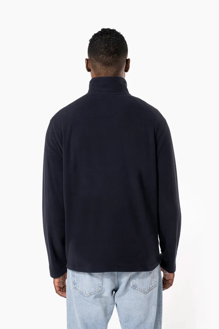 Mikrofleece-Jacke durchgehender Reißverschluss 19