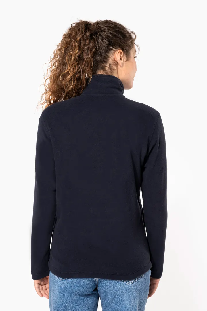 Mikrofleece-Jacke durchgehender Reißverschluss 7