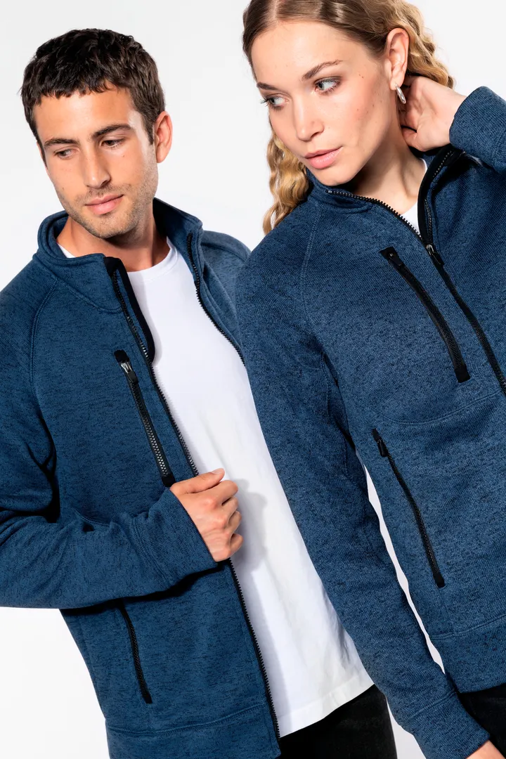 Veste zippée chinée femme 17