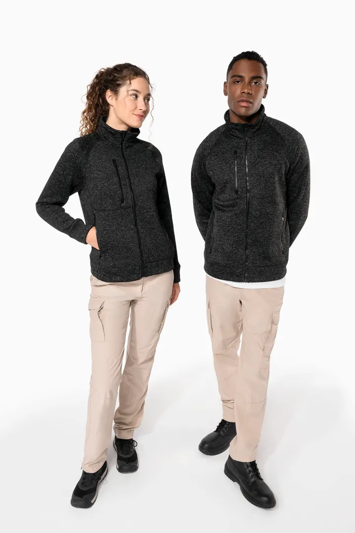 Veste zippée chinée femme 14