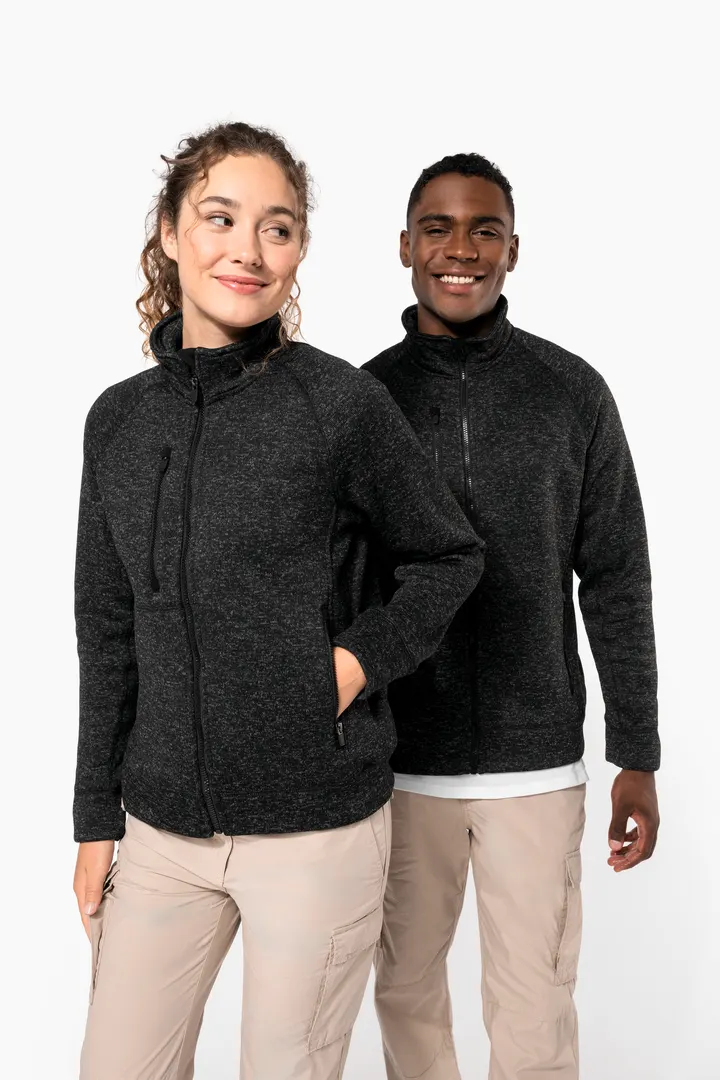 Veste zippée chinée femme 16