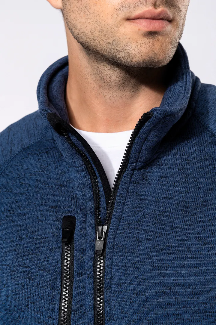 Veste zippée chinée homme 12
