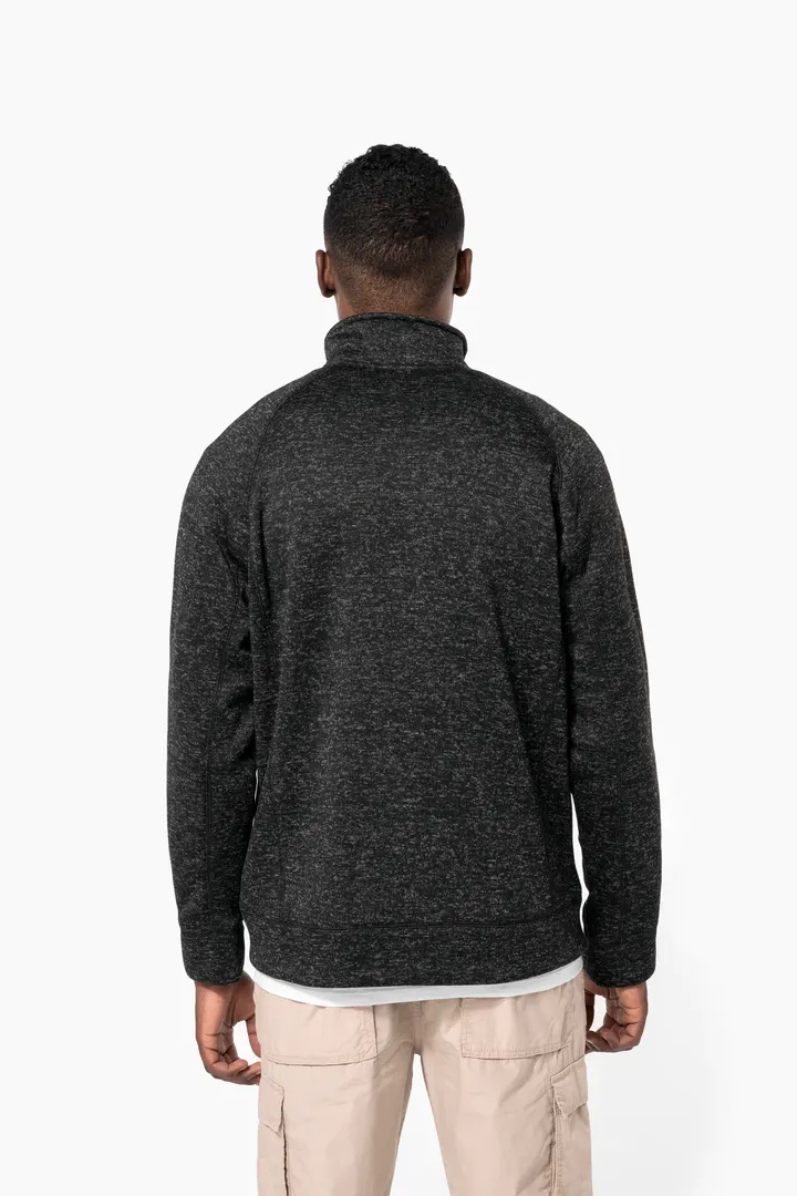 Veste zippée chinée homme 6