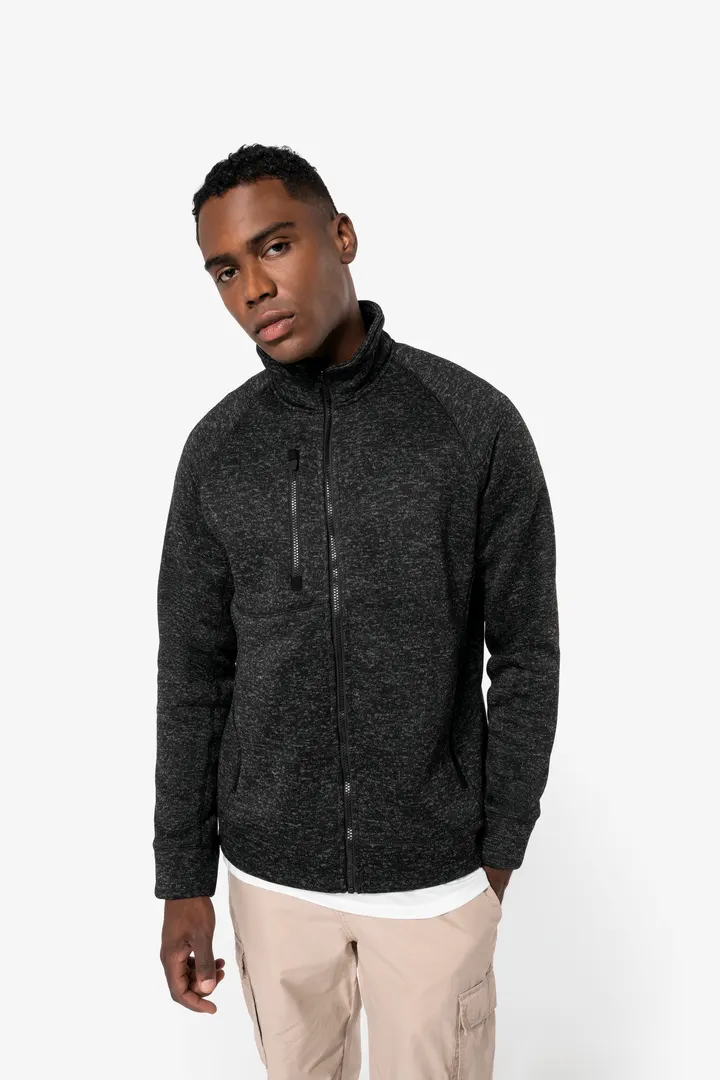 Veste zippée chinée homme 9