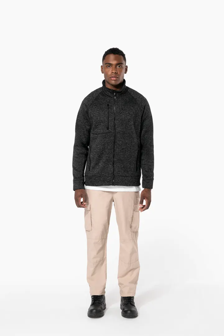 Veste zippée chinée homme 11