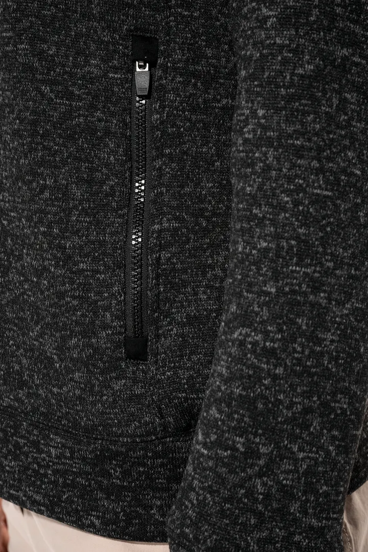 Veste zippée chinée femme 3