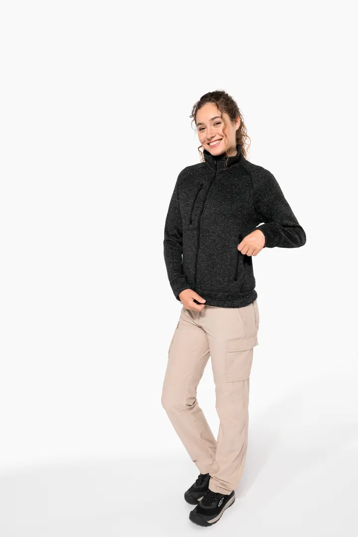 Veste zippée chinée femme 12