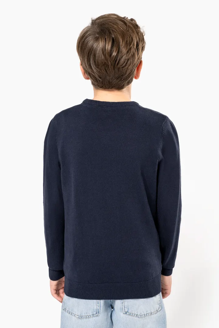 Pull col V enfant 8