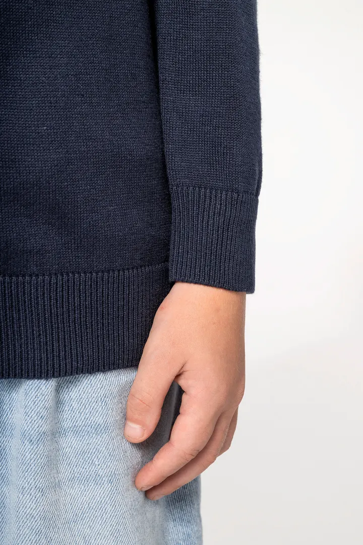 Pull col V enfant 10