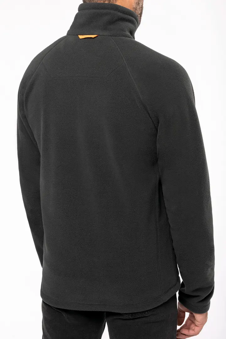 Mikrofleece-Jacke mit Reißverschluss Raglanärmel für Herren 9