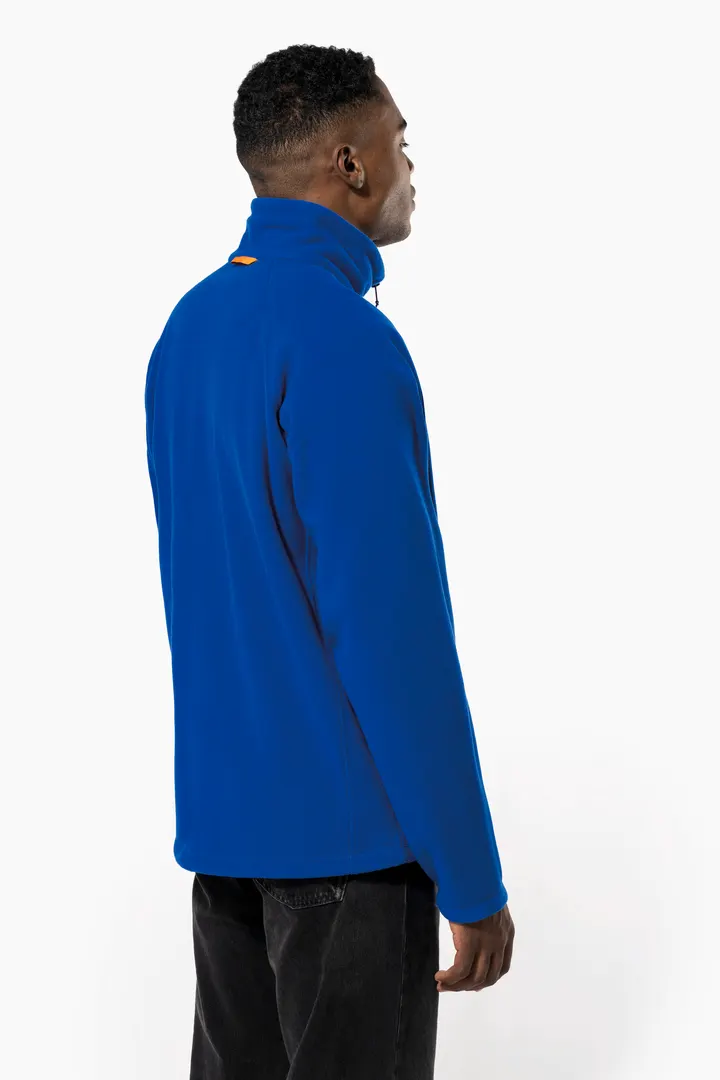 Mikrofleece-Jacke mit Reißverschluss Raglanärmel für Herren 7