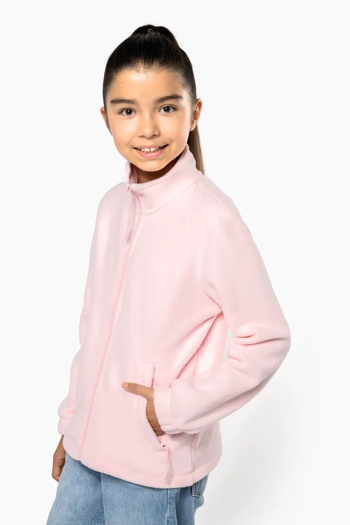 Mikrofleece-Jacke mit Reißverschluss für Kinder 4