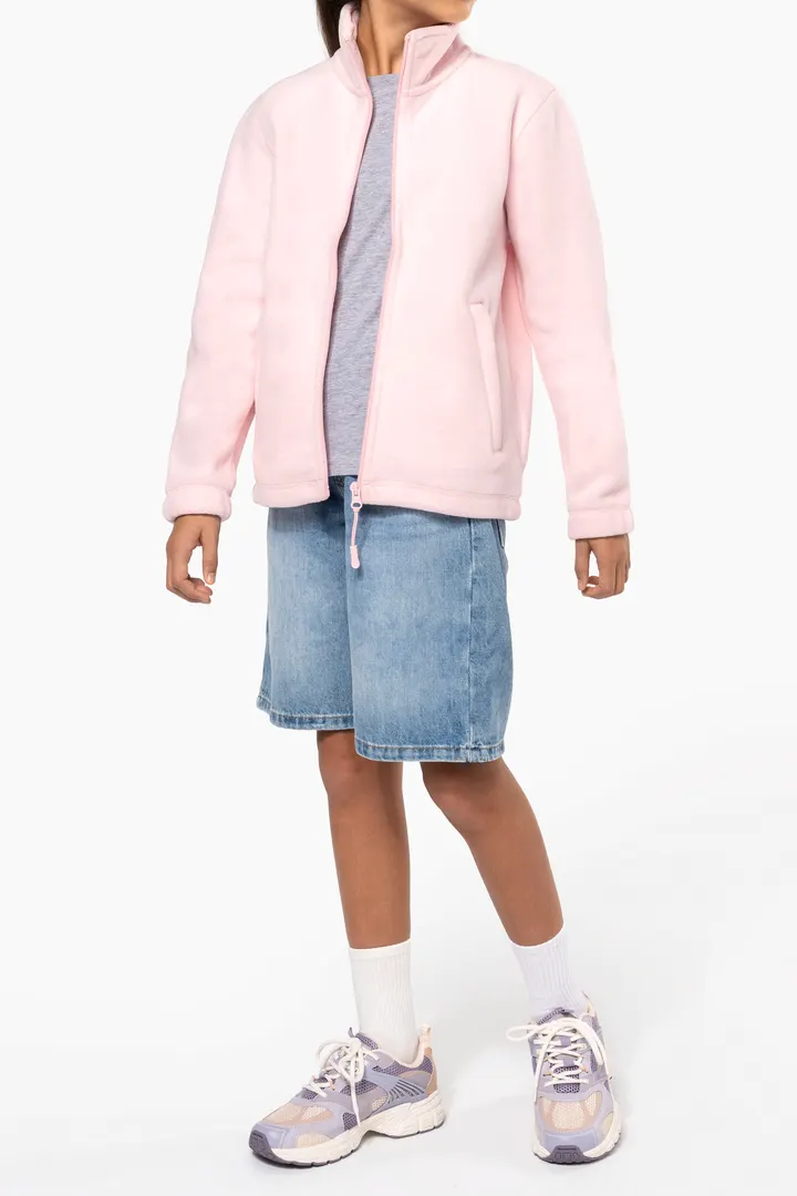 Mikrofleece-Jacke mit Reißverschluss für Kinder 2