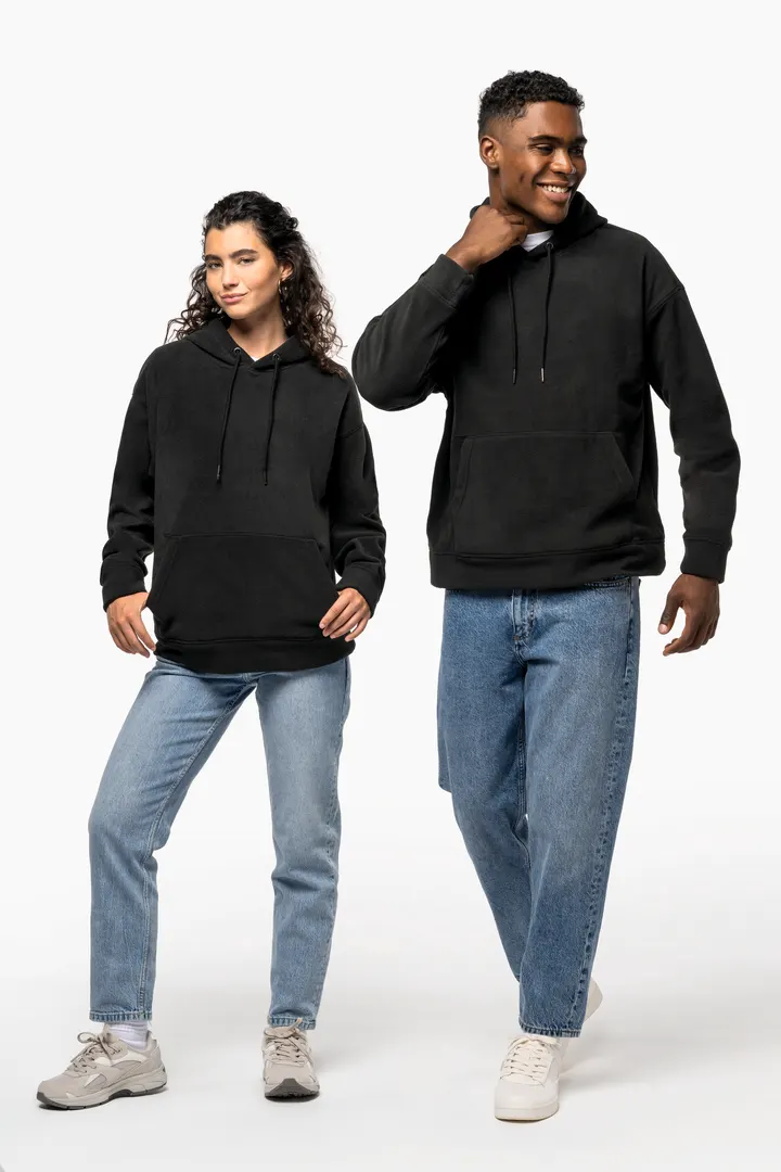 Oversize-Unisex-Kapuzensweatshirt aus recyceltem Fleece 12