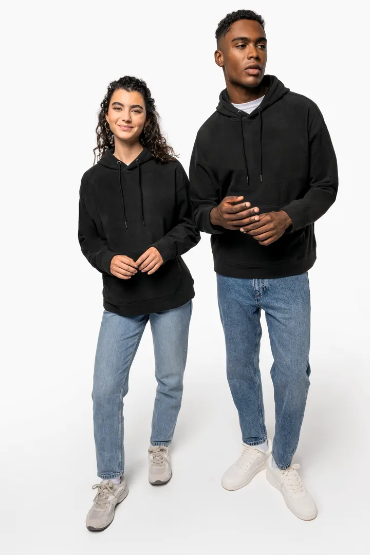Oversize-Unisex-Kapuzensweatshirt aus recyceltem Fleece 13