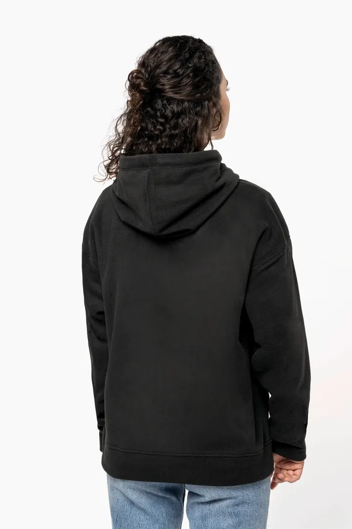 Oversize-Unisex-Kapuzensweatshirt aus recyceltem Fleece 4