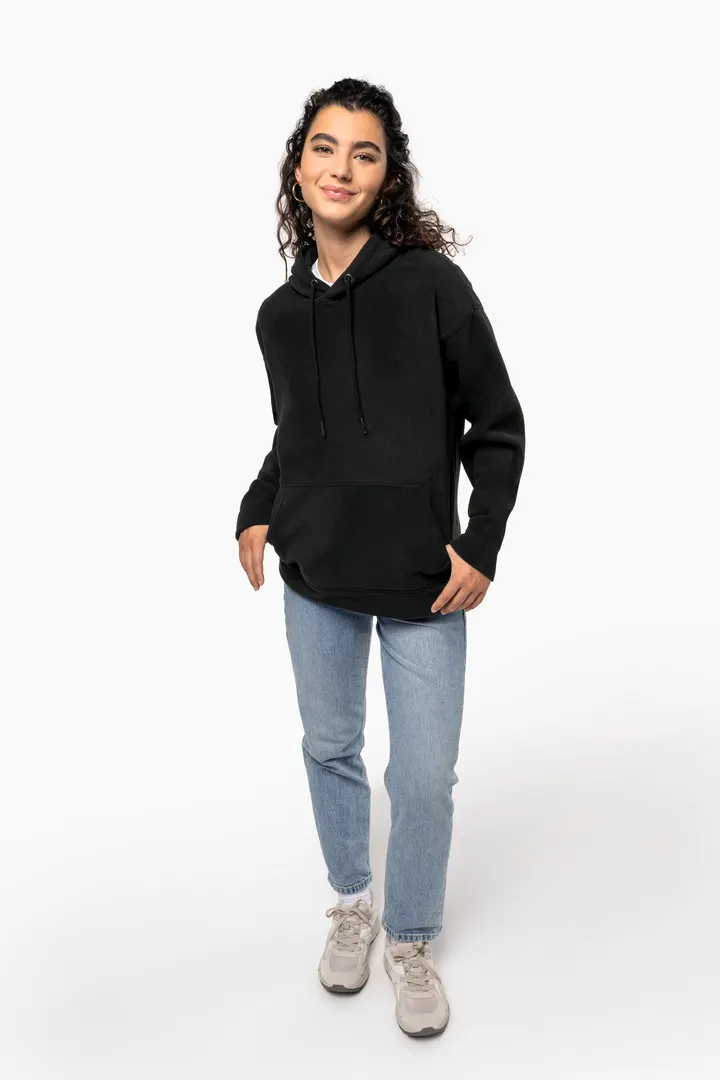 Oversize-Unisex-Kapuzensweatshirt aus recyceltem Fleece 8