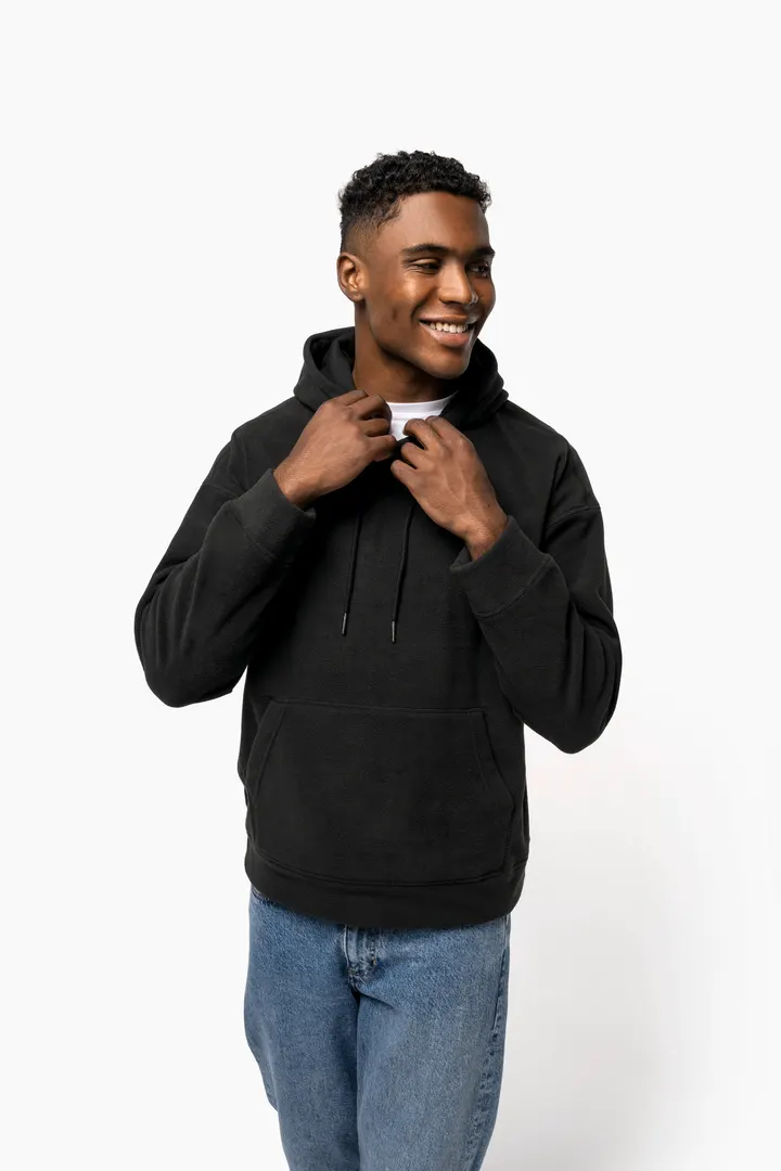 Oversize-Unisex-Kapuzensweatshirt aus recyceltem Fleece 9