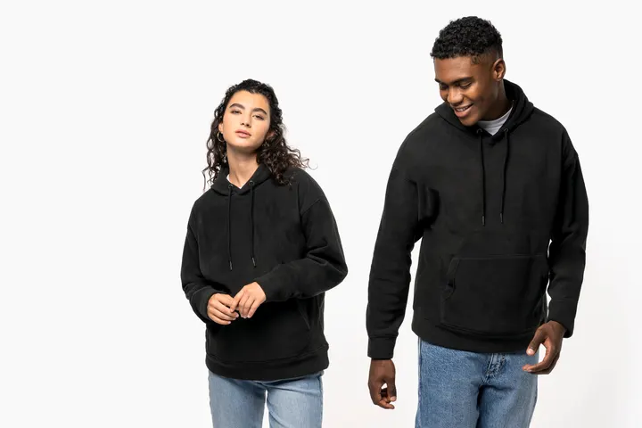 Oversize-Unisex-Kapuzensweatshirt aus recyceltem Fleece 10