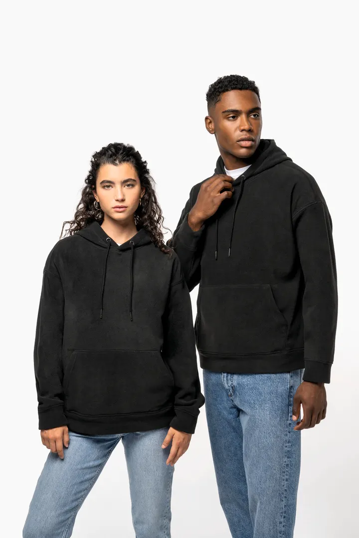 Oversize-Unisex-Kapuzensweatshirt aus recyceltem Fleece 11