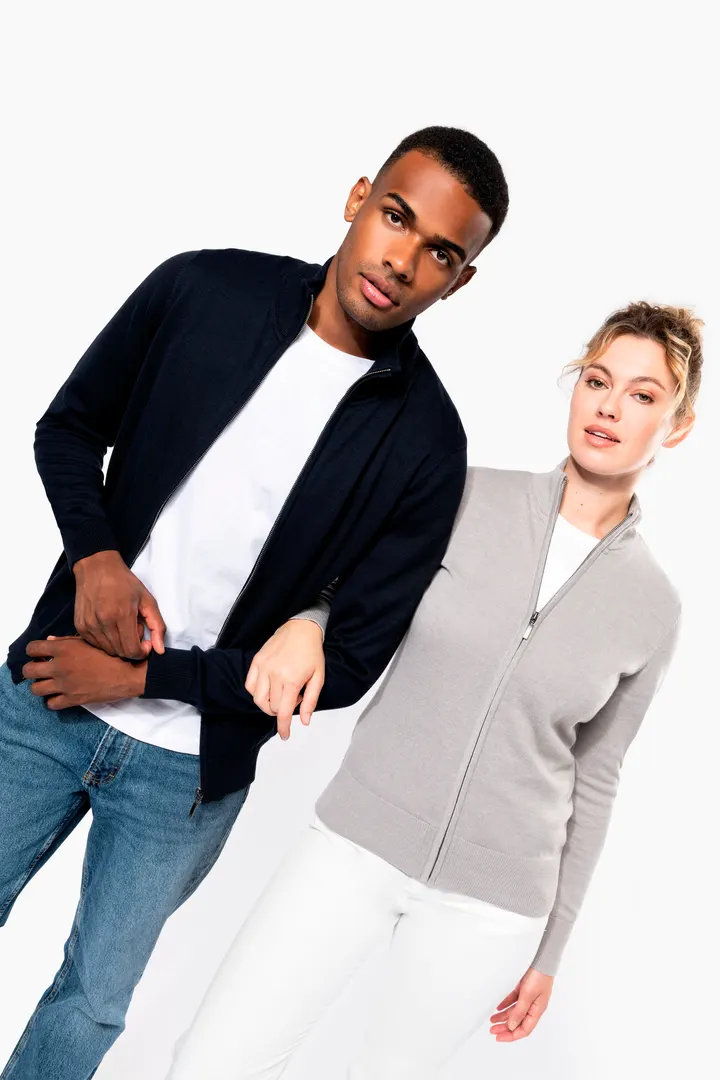 Herren Cardigan mit Reißverschluss 15