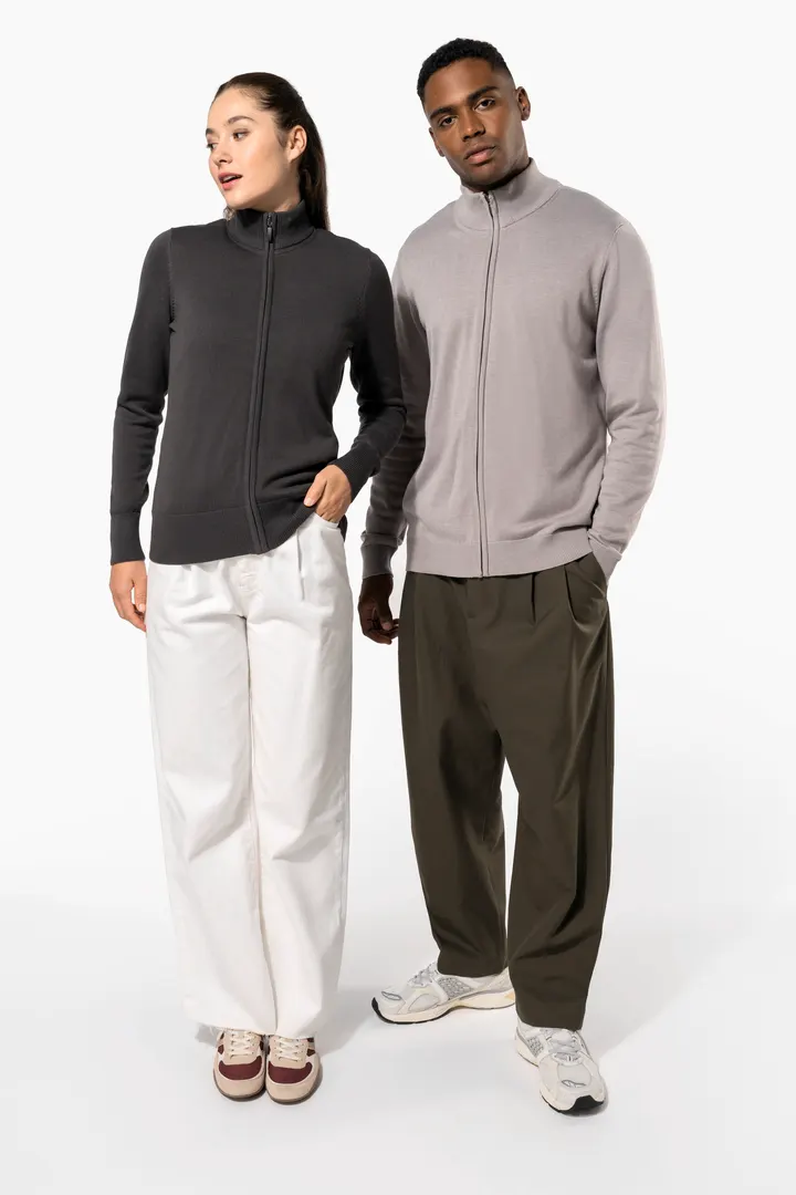Herren Cardigan mit Reißverschluss 12
