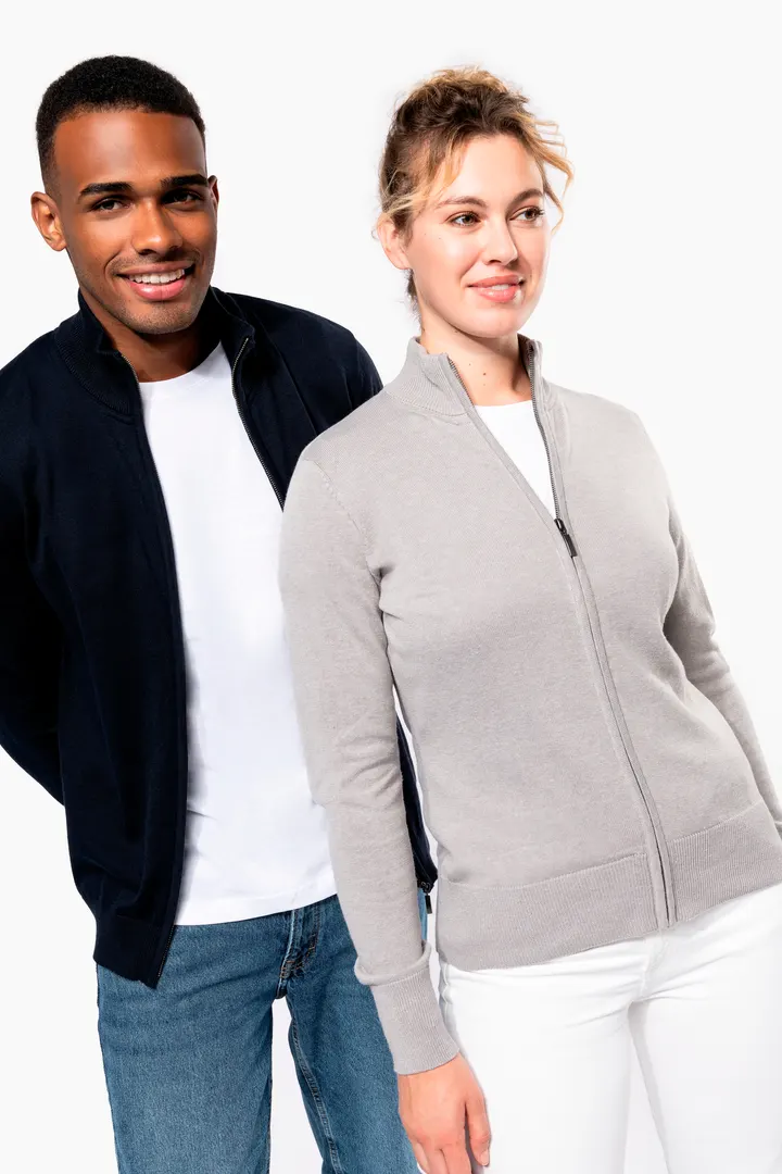 Herren Cardigan mit Reißverschluss 16