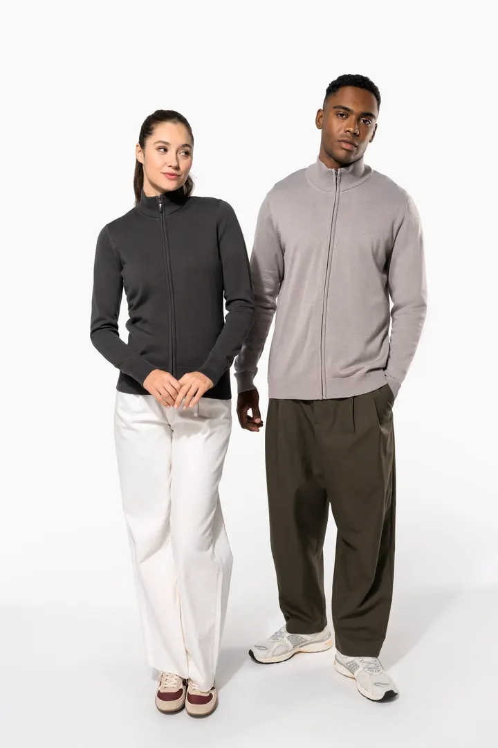 Herren Cardigan mit Reißverschluss 13