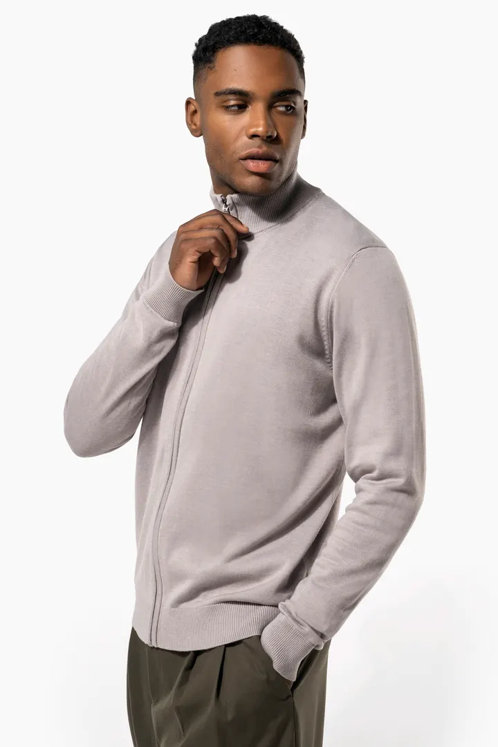 Herren Cardigan mit Reißverschluss 5