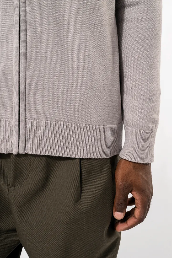 Herren Cardigan mit Reißverschluss 7