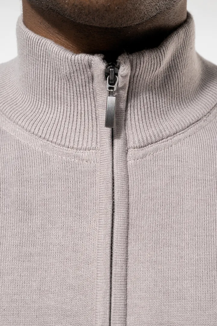 Herren Cardigan mit Reißverschluss 8