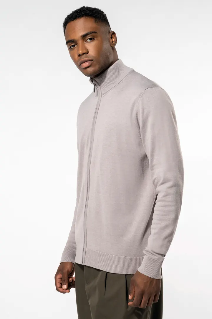 Herren Cardigan mit Reißverschluss 9