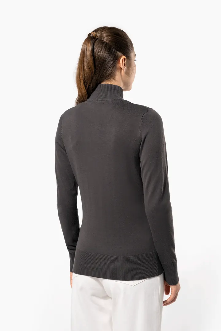 Cardigan zippé femme 5
