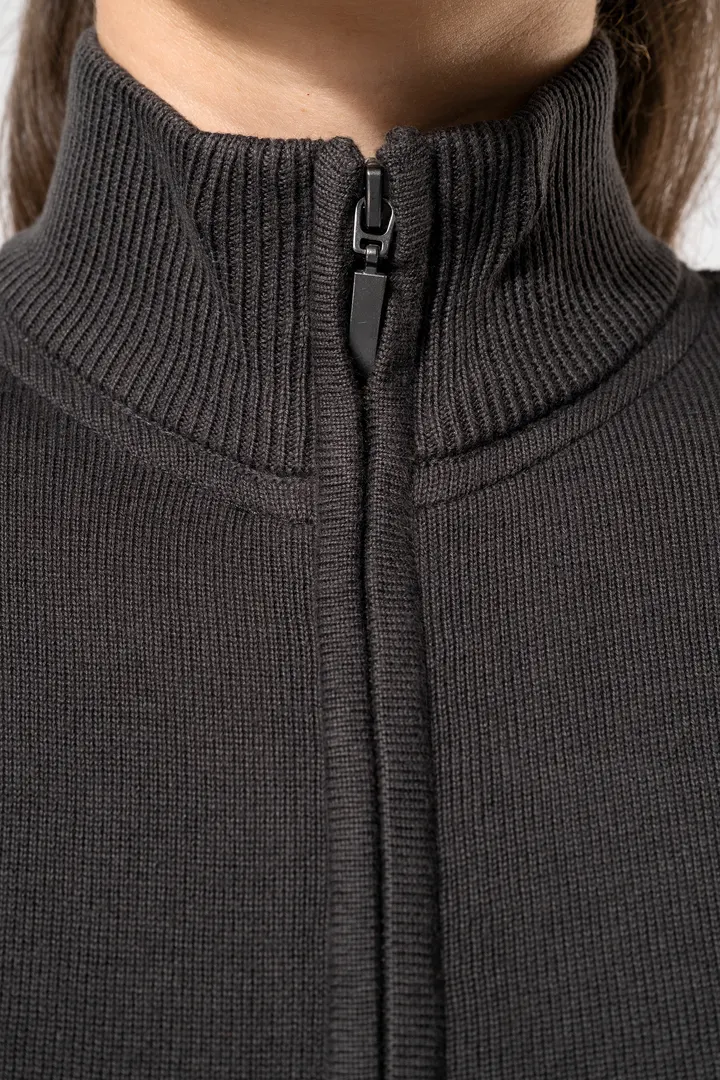 Cardigan zippé femme 6