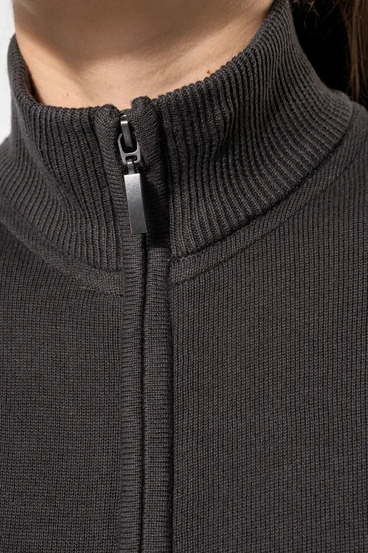 Cardigan zippé femme 7